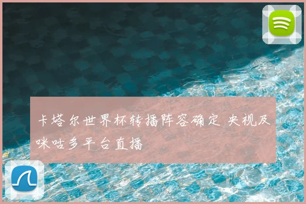 卡塔尔世界杯转播阵容确定 央视及咪咕多平台直播